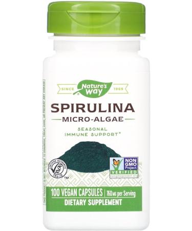 Nature's Way Spirulina / 100 Veg Caps