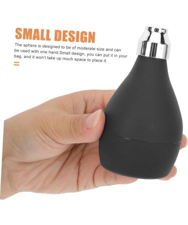 MAGICLULU 1pc Powder Spray Ball Powder Spray Bottle Trip Cosmetic Balls Loose Jar Powder Storage Balls Powder Dispenser Makeup Containers Facial Tools Barber Rubber Travel Applicator Shampoo 10x5cm Black - Buy Online on GoSupps.com