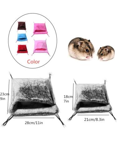 Parrot Cage Hamster House Rat Bed Rat Hammocks For Cage Hamster Cage Accessories Bird House Squirrel Sleeping Bag Rat Hammocks Ferret Hammocks brown l Brown L - Buy Online on GoSupps.com
