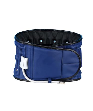Cusma decompression back belt lower lumbar spine comfortable inflatable back traction device to relieve back pain blue blue blue