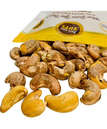Cashews | Naturally Roasted & Slightly Salted | 16 Oz Bag | Whole Cashews With Natural Skin | Non GMO | Gluten Free | Vegan | Kosher Parve | Keto Friendly | Everyday Protein.