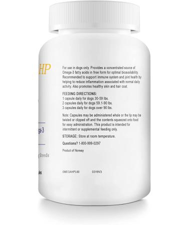 HealthyPets Omega Caps HP Snip Tips for Medium & Large Dogs - 60 Twist-tip Capsules - Buy Online on GoSupps.com