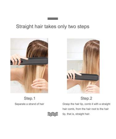 Buy 2-in-1 Hair Straightener Heat Brush - Professional Ceramic Ionic Electric Hot Comb for Men | Multifunctional Beard Straightener (Grey) - Ships Internationally - Buy Online on GoSupps.com