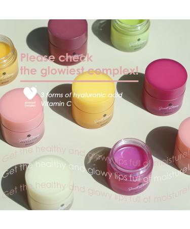 glowiest Sweet Dreams Overnight Lip Mask- Nourishing Plumping and Hydrating Lip Balm | glowiest Sweet Dreams Lip Sleeping Mask | Hyaluronic Acids+Vitamin C+Shea Butter+Antioxidants l Berry - 0.7 oz. - Buy Online on GoSupps.com