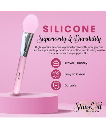 StansOut Foundation Applicator - Professional Liquid & Powder Brush - Travel-Friendly & Easy to Clean for Flawless Makeup Results - Buy Online on GoSupps.com