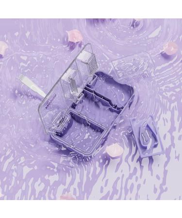 CFMOUR 3-in-1 Pill Cutter & Crusher - Splitter for All Pill Sizes Portable Pill Carrier & Grinder with Brush - Ideal for Elderly Kids & Pets - Purple - Buy Online on GoSupps.com