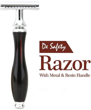 JAG Shaving Razor Set | Double Edge Razor with Leather Case | Perfect for Brush & Travel - International Shipping Available - Buy Online on GoSupps.com