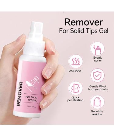 Nail glue remover 55 ml Solid nail polish cleaner gel polish removal spray acetone-free remover | Fast-acting nail cleaner for dabbing nails - Buy Online on GoSupps.com