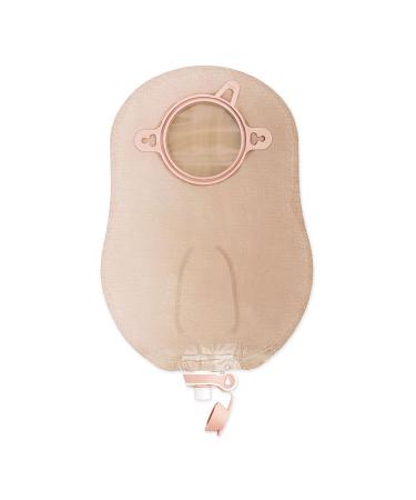 Hollister New Image Two-Piece Urostomy Pouch with Upgraded Multi-Chamber Design Beige Flange Size Color 1 3/4" (44mm)-Green 18912 Box of 10