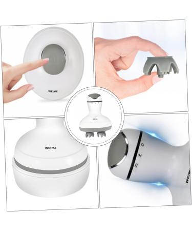 ULTECHNOVO Electric Scalp Massager | White Head Massager for Relaxation & Stress Relief | International Shipping Available - Buy Online on GoSupps.com