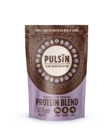 Pulsin - Complete Vegan Protein Blend - Plant Based Protein Powder - 270g - Gluten & Dairy Free - 20g Protein - for Men and Women Pre or Post Workout - Chocolate Hazelnut Chocolate Hazelnut 270g (Pack of 1)