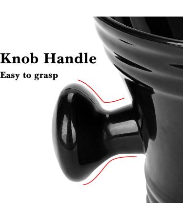 Linkidiea Men's Black Plastic Razor Cup with Handle - Deep Size Structured Wet Shaving Factory Quality - Buy Online on GoSupps.com