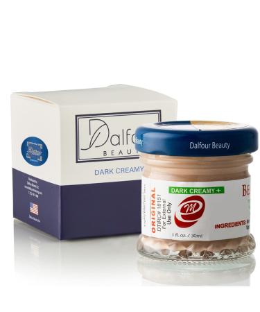 Dalfour Beauty Dark Creamy + Gold Seal Lightening Cream Red M - With Crystallide