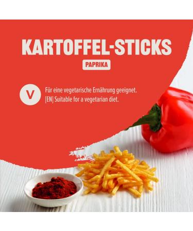 Buy Amazon Potato Sticks Paprika 125g - Pack of 5 | International Shipping Available - Buy Online on GoSupps.com
