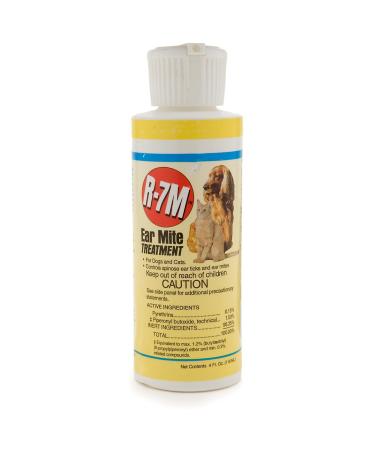 Miracle Care R-7M 424224 Ear Mite Treatment 4oz (Package may vary)