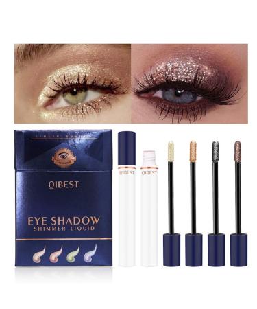 Allbestaye 4pcs Diamond Glitter Eyeshadow Liquid Pen Set - Waterproof & Long-Lasting Makeup Kit | 4 Colors - Buy Online on GoSupps.com