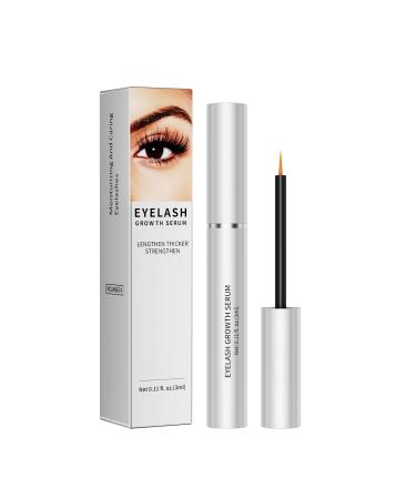 HOUSN Eyelash Growth Serum Eyebrow Enhancer Vegan Eyelash Booster for Fast Growth Lengthen and Strengthen Eyelashes Achieve Longer Thicker Healthier Lashes(3ml) - Buy Online on GoSupps.com
