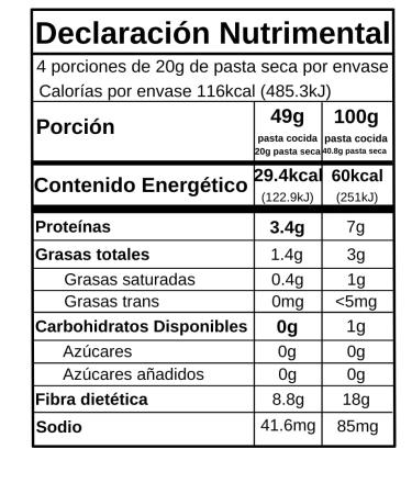 Linguini Pasta Keto - 80g | 2 Servings - 0 Net Carbs | Gluten Free Italian Type - Safe for Diabetics - Buy Online on GoSupps.com