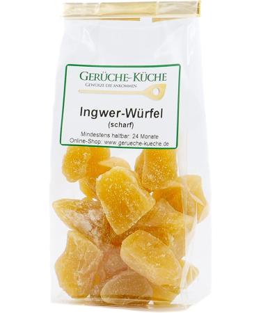 Ginger Cubes Hot | Slightly Candied Thai Ginger Pieces (120g) - Premium Quality International Shipping - Buy Online on GoSupps.com