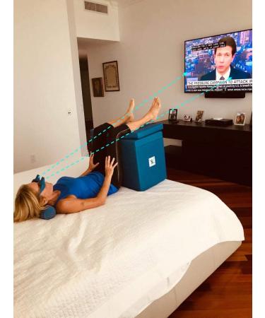 Pain Free Posture Therapy Prism Glasses - Lightweight Neck Strain Reducer for Reading & TV - Safe Posture Exercise Eyewear (Blue - Buy Online on GoSupps.com