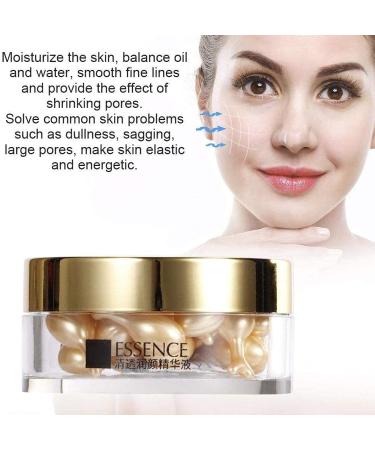 Sonew 30pcs Face Serum Capsule Anti Wrinkle Cream for Women Moisturizing Facial Essence Capsules Lighten Fine Lines Anti-Wrinkle Brightening Face Care Serum - Buy Online on GoSupps.com