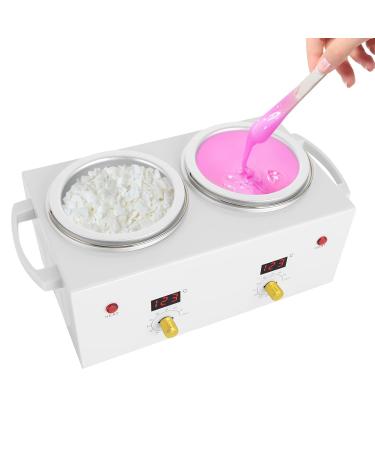 Double Pot Wax Warmer - 100W Adjustable Temperature Hair Removal Waxing Kit | Depilatory Heater (68-248 ) - Worldwide Shipping - Buy Online on GoSupps.com
