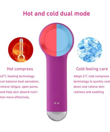 Rechargeable Facial Cleansing Brush for Men & Women - Electric Face Scrubber Cleanser for Deep Exfoliation and Cleansing (Purple) - Buy Online on GoSupps.com