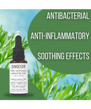  BingoSpa For hair growth and physical condition with 100% wormwood extract rub in the hair lotion 30 ml. BINGOSPA - Buy Online on GoSupps.com