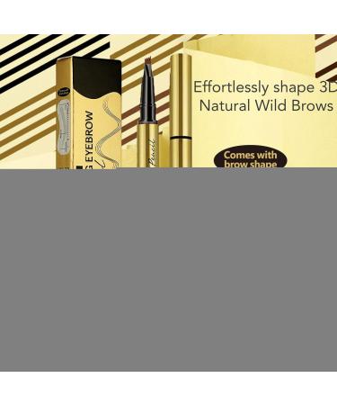Eyebrow Pen 2in1 Eyebrow Filler Pencil with GelSmudge Resistant Cosmetics for Daily Use Sports and Activities - Buy Online on GoSupps.com