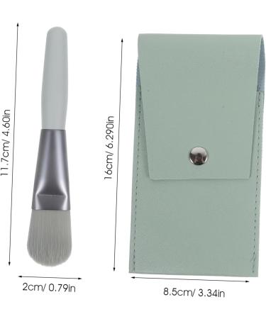 MAGICLULU 1 Set Makeup Brush Set Women Makeup Supplies Professional Makeup Brush Makeup Brush for Women Brush for Makeup Face Makeup Brush Cosmetic Man-made Fiber Miss Tool 11.70X2.00X1.20CM Dark Green - Buy Online on GoSupps.com