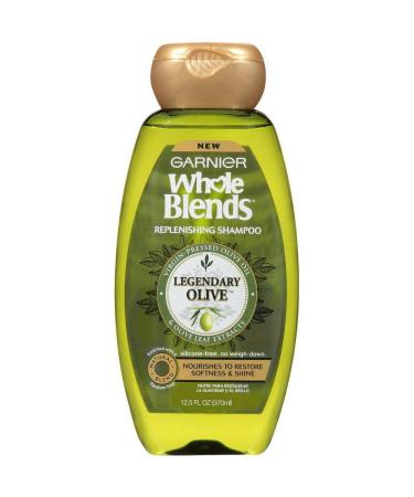 Garnier Whole Blends Replenishing Shampoo Legendary Olive  Dry Hair  12.5 fl. oz. - Buy Online on GoSupps.com