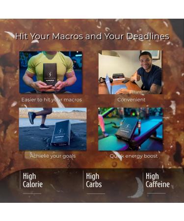 Deadline Bar Brown Sugar Almond 8pk - Caffeinated Energy Bar - 100mg Caffeine - 10g Protein - 34g Carbs - 300 Calories - Buy Online on GoSupps.com