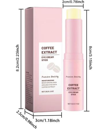 Coffee Moisturizing Eye Cream Stick Wrinkle Firming Eye Cream Effectively Reduce Wrinkles And Brightens Skin Tone Suitable For A Variety Of Skin Uses - Buy Online on GoSupps.com