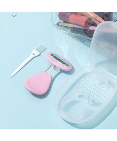 KMOCEPLY Manual Razor for Women - Short Handle for Armpit & Leg Hair Gentle with 4 Replacement Heads Washable & Removable Blue Hair Removal Tool - Buy Online on GoSupps.com