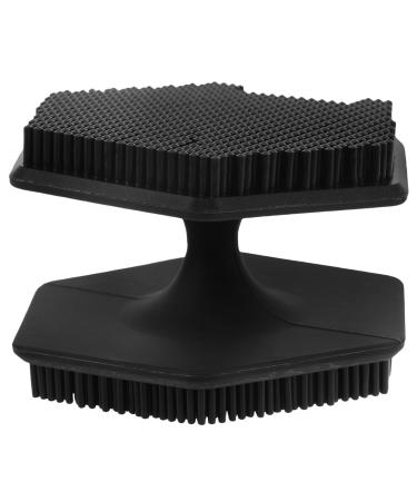 Housoutil cleansing brush silicone face scrubber face exfoliator Scrubber Scrub face brush makeup brush beard brush face washer brush washbasin facial cleansing brush scrubber