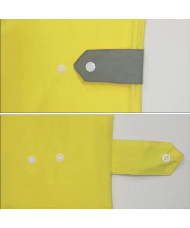 Fewlby Kids XL Puddle Suit Waterproof Overalls | Boys Girls Hooded Raincoat Romper | Toddlers Muddy Suit Rainwear | Size 5-6 Years | Light Yellow - Buy Online on GoSupps.com