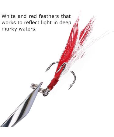 Goture Fishing Spoons Hard Lures for Saltwater Casting, Trout Bass Pike Walleye - Bucktail Spoon Lures 10pcs 1.85/0.35 oz - Buy Online on GoSupps.com