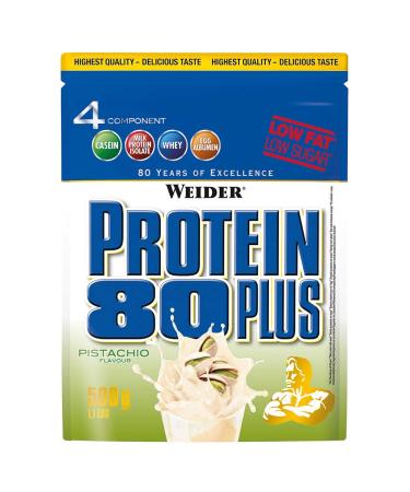 Weider Protein 80 plus 2 x 500g bag 2-pack pistachio