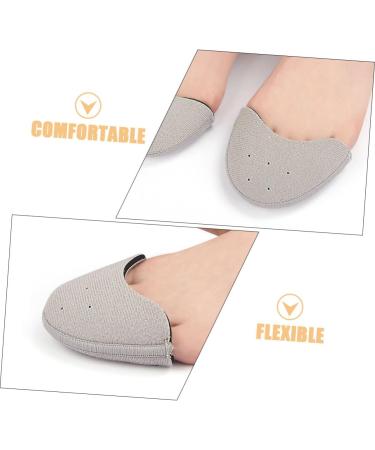 Pointe Ballet Dance Toe Protectors & Shoe Pads - Breathable Grey Heel & Toe Caps for Women | International Shipping - Buy Online on GoSupps.com