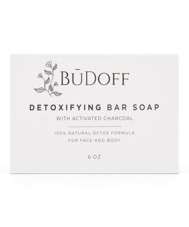 Activated Charcoal Bar Soap - All Natural Detox for Acne Eczema Sensitive Skin | 6 Oz Soap with Shea Cocoa & Mango Butter - Ideal for Men Women Teens & Kids - Buy Online on GoSupps.com