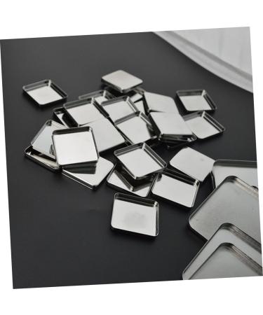 Beavorty 56pcs metal pans for eyeshadow empty pans for eyeshadow empty eyeshadow tin pan iron plate medium Silver - Buy Online on GoSupps.com