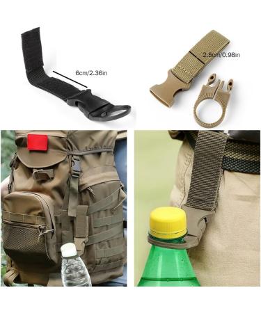 INLAZYTIM 48 Piece Tactical Equipment Clip Set - Molle Webbing Attachments for Black Backpack | International Shipping Available - Buy Online on GoSupps.com
