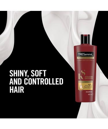 Tresemme Keratin Smooth Shampoo with Marula Oil - 3 Pack (13.5 Fl Oz / 400 mL) | International Shipping Available - Buy Online on GoSupps.com