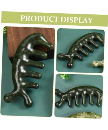 Jade Massage Comb - Premium Gogogmy Body Massage Tool for Acupuncture & Relaxation - Buy Online on GoSupps.com