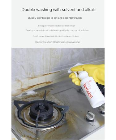 Efficient kitchen grease clean hood cleaner 500ml double washing environmental protection formula thorough cleaning does not hurt the appliance - Buy Online on GoSupps.com