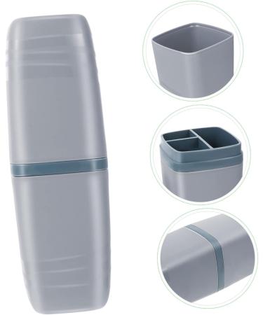 Magiclulu Raccoon Storage Box & Toothbrush Holder - Travel Tooth Cup & Toothpaste Container (Gray 20x6cm) | International Shipping - Buy Online on GoSupps.com