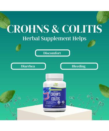 Heal Crohns & Ulcerative Colitis Naturally | Herbal Supplement for Colitis Relief | 15-Day Supply of Natural Pills & Capsules - Buy Online on GoSupps.com