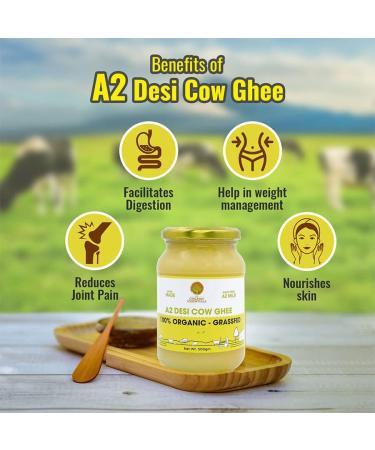 Buy Organic Essentials Amorearth A2 Cultured Ghee 500ml - Premium Certified International Shipping Available - Buy Online on GoSupps.com