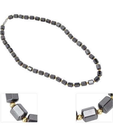 Unisex Magnetic Therapy Necklace - Health Energy Healing with H matit Pearls | Fashionable Pain Relief Gift - Buy Online on GoSupps.com