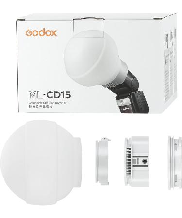 Godox ML-CD15 Diffusion Dome: Flash Light Diffuser for Godox V1 Series & More - Buy Online on GoSupps.com